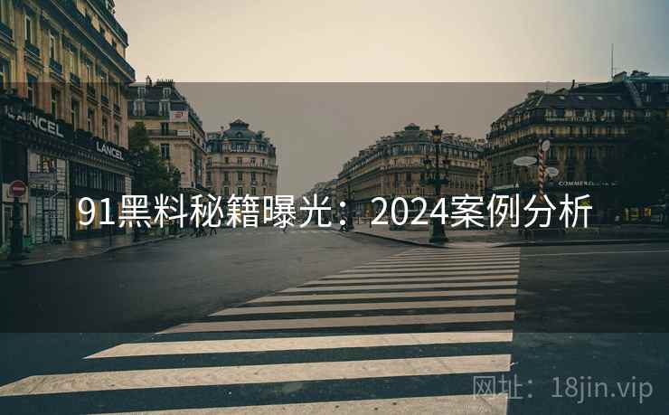 91黑料秘籍曝光:2024案例分析 91黑料秘籍曝光:2024案例分析