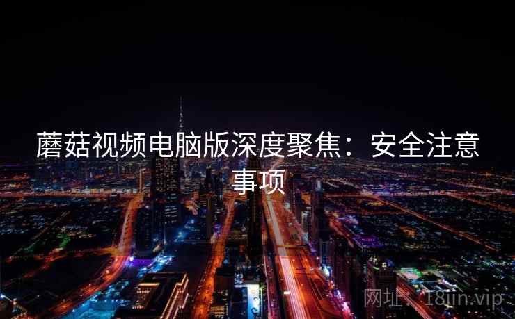 蘑菇视频电脑版深度聚焦：安全注意事项