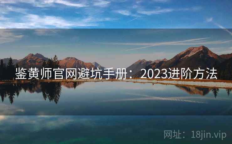 鉴黄师官网避坑手册：2023进阶方法