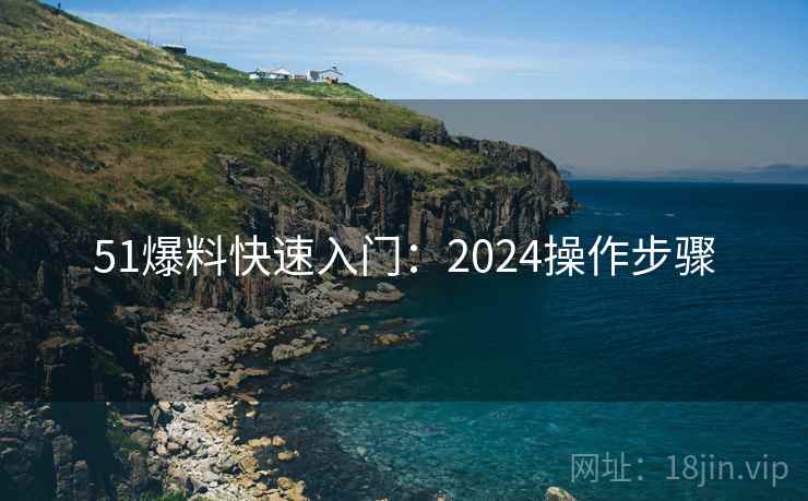 51爆料快速入门：2024操作步骤