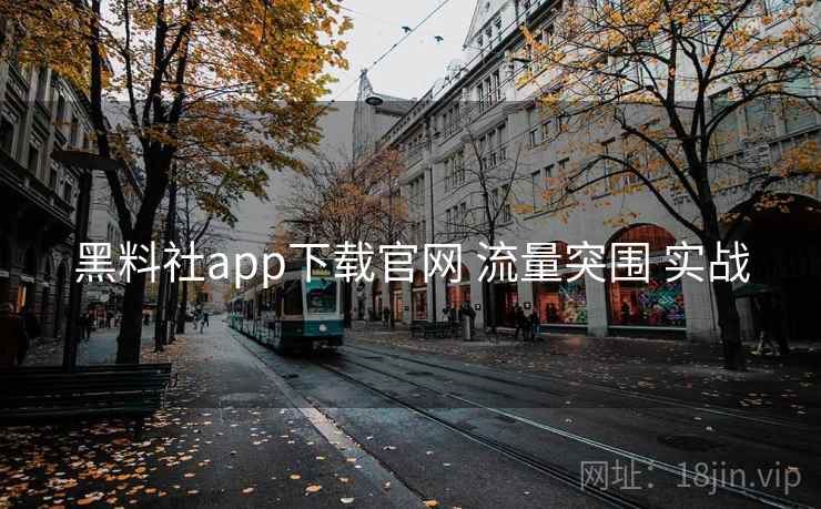 黑料社app下载官网 流量突围 实战