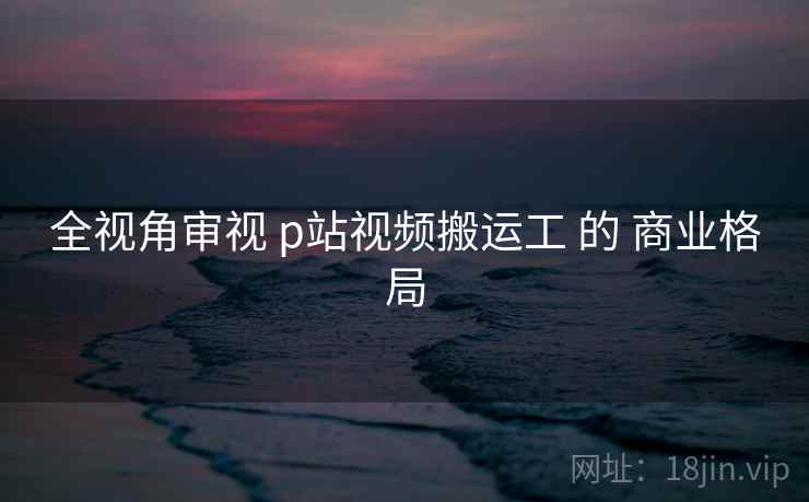 全视角审视 p站视频搬运工 的 商业格局